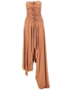Maygel Coronel 'Andi' Long Dress - Brown