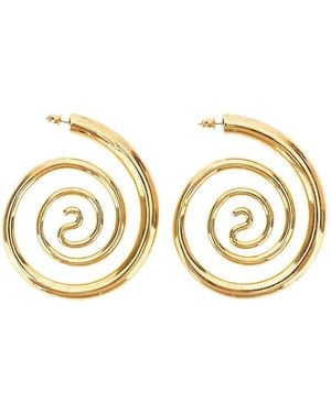 Panconesi 'Spiral Serpent' Earrings - Metallic