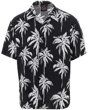 Mauna Kea Printed Viscose Shirt - Black
