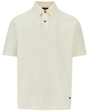 Emporio Armani Cotton Jersey Polo Shirt - White