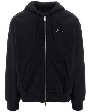 Givenchy Felpa Full-Zip Con Stampa Oggetti Di Hubert Uomo - Nero