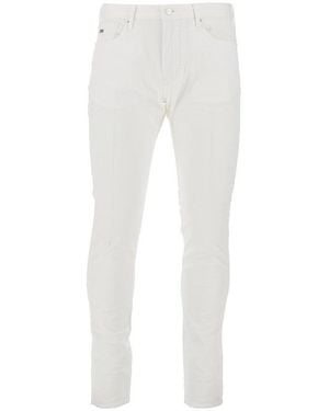 Emporio Armani Stretch Canvas J06 Trousers - White