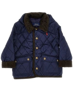 Ralph Lauren Padded Quilted Jacket Kids - Blue