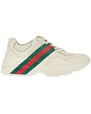 Gucci 'Rython' Leather Sneakers - Multicolor