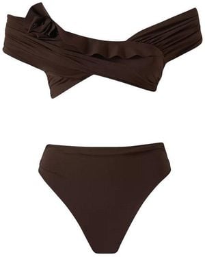Maygel Coronel 'Rosy' Two-Piece Swimsuit - Brown