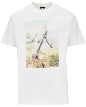 Obey T-Shirt Rodeo Queen' - Bianco