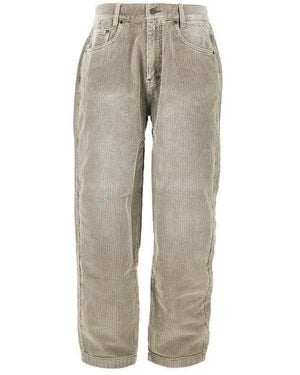 thisisneverthat Garment-Dyed Corduroy Trousers - Grey