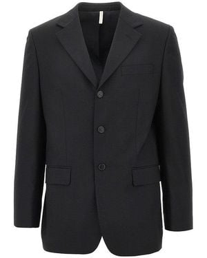 sunflower 'Show' Tropical Wool Jacket - Black