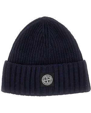 Stone Island Beanie - Blu