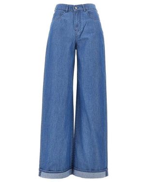 Emporio Armani 'J8B' Stretch Denim Pants - Blue