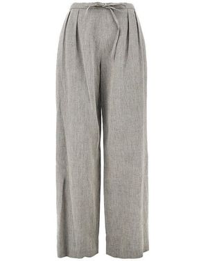 Loulou de Saison 'Clark' Trousers With Darts - Grey
