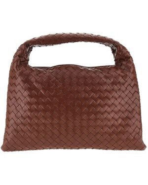 Bottega Veneta Small 'Hop' Leather Bag - Brown