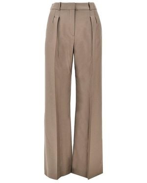Loulou de Saison 'Sbiru Lds' Pants With Darts - Brown