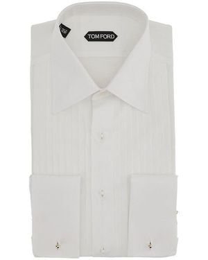 Tom Ford Cotton Evening Shirt - White