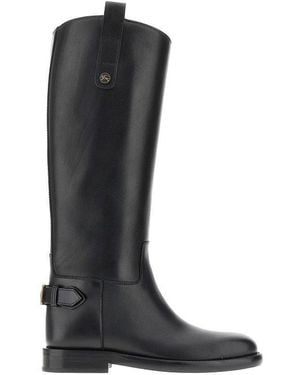 Burberry Stivali 'Cavalier' - Nero