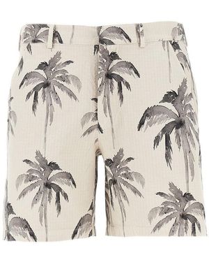 Mauna Kea Palma Print Ripstop Shorts - Natural