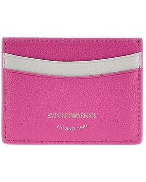 Emporio Armani Porta Carte - Rosa