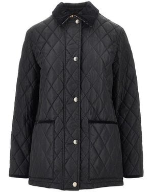 Burberry Quilted Nylon Country Jacket - Black