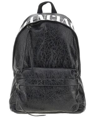 Balenciaga 'Editor' Arena Leather Backpack - Black