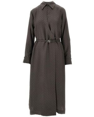 Fendi Abito Midi - Nero