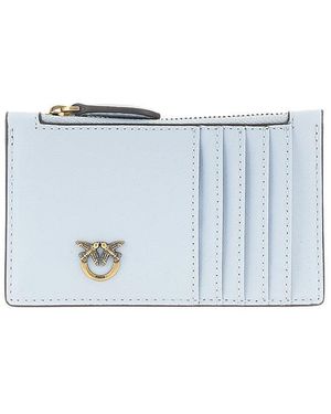 Pinko 'Love Birds' Leather Cardholder - Blue