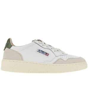 Autry Medalist Low Leather Sneakers - White