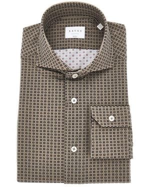 Xacus Tailor Fit 'Active' Shirt - Brown