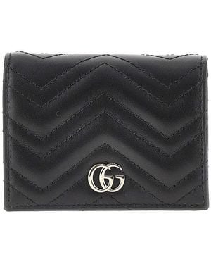 Gucci 'Gg Marmont' Mini Wallet - Black