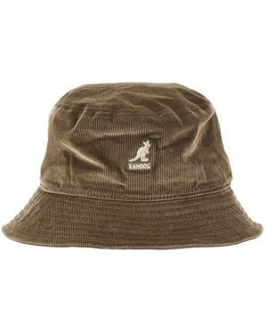 Kangol Cappello Bucket Con Ricamo Logo Uomo - Verde