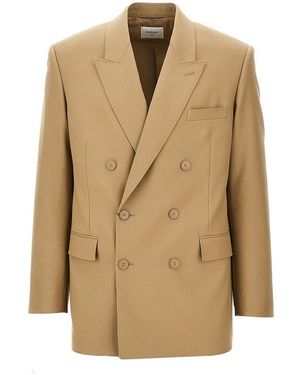 Saint Laurent Giacca Doppiopetto - Neutro