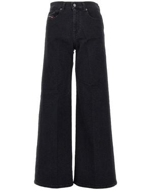 DIESEL 1978 D-Akemi Denim Trousers - Black