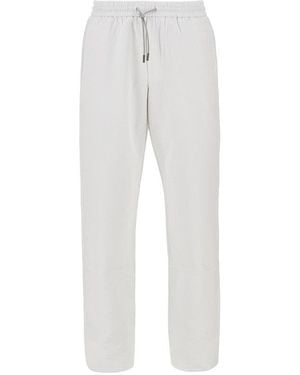 Sease 'Summer Mindset' Twill Trousers - White