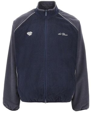 Les Deux Fleece Track Jacket - Blue