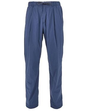 Herno Light Stretch Nylon Trousers - Blue