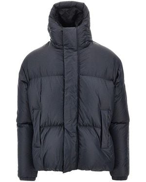 Herno Hodded Down Jacket - Blue