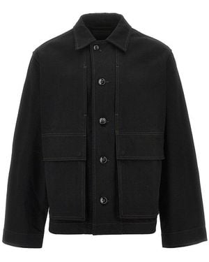 Lemaire Denim Boxy Jacket - Black
