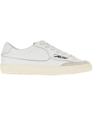 Autry Windscape Low Leather Trainers - White
