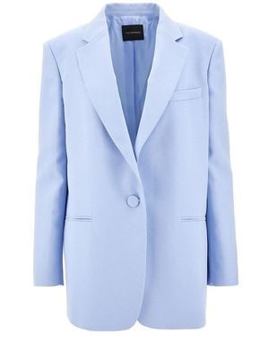 ANDAMANE 'Guia' Oversized Blazer - Blue