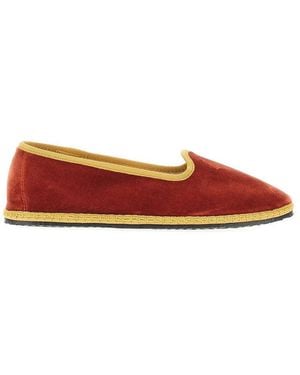 Vibi Venezia Velvet Slippers - Red