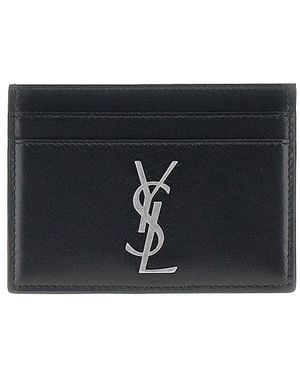 Saint Laurent Portacarte 'Cassandre' - Nero