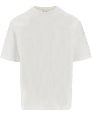 AURALEE Brushed Cotton T-Shirt - White