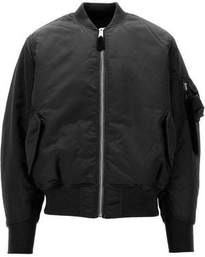 Alpha Industries Reversible Ma-1 Base Flight Jacket - Black