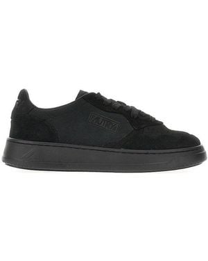Autry Leather 'Medalist Low' Trainers - Black