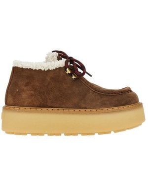 Prada Suede Leather Chukka Boots - Brown
