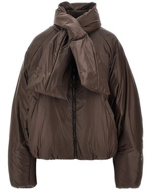 ARMARIUM 'Lana' Padded Nylon Jacket - Brown