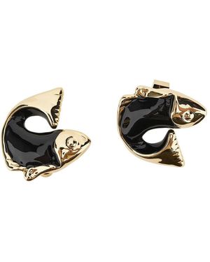Jacquemus 'Poisson' Earrings - Black