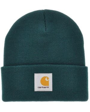 Carhartt Beanie Con Patch Logo Uomo - Verde
