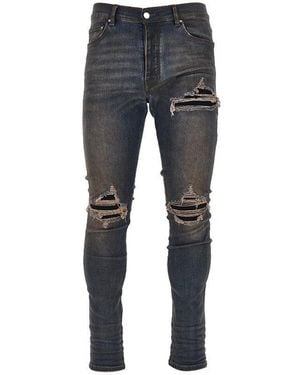 Amiri Mx1 Ultrasuede Jeans - Gray
