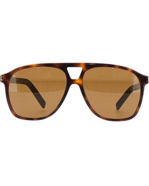 Saint Laurent Sl 596 Dune Sunglasses - Brown