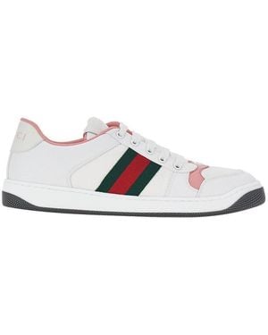 Gucci Sneakers 'Screener' Con Dettaglio Nastro Web - Bianco